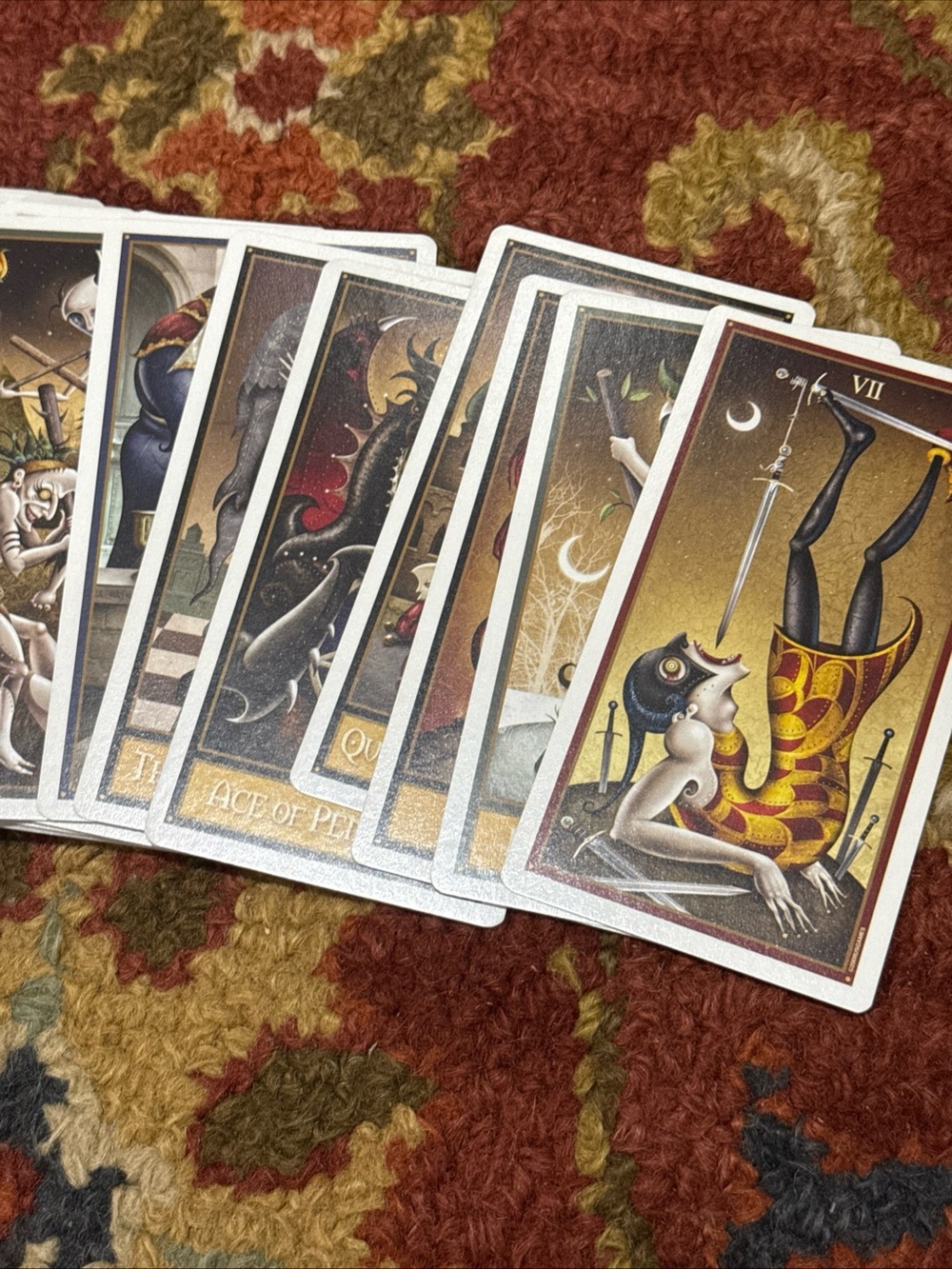 Deviant Moon Tarot Deck - Dramatic Moonlit Artwork - 78 cards - Patrick Valenza - Picture 4 of 5
